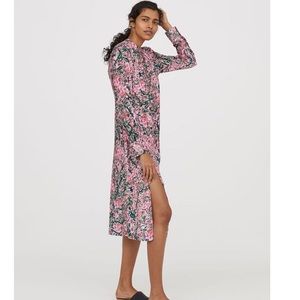 H&M floral calf length dress size 12